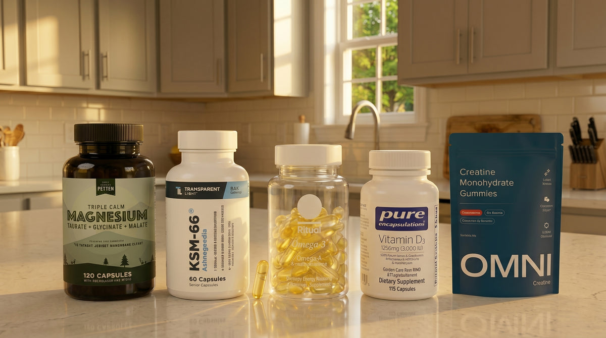 Best Supplements for Stress, Anxiety & Burnout
